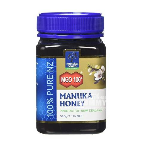 Manuka health 新西蘭蜜紐康活性麥盧卡蜂蜜MGO100+ 500g 海外本土原版