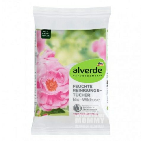 Alverde 德國艾薇德有機野玫瑰保濕滋潤卸妝濕巾孕婦可用 海外本土...