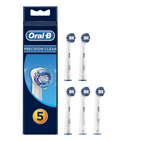 BRAUN 德國博朗oral-b歐樂B精准清潔型電動牙刷頭5支裝 海外本土原版