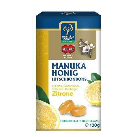 Manuka health 新西蘭蜜紐康活性麥盧卡檸檬蜂蜜糖MGO40...