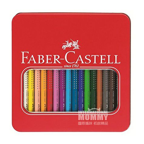 FABER－CASTELL 德國輝柏嘉16色金屬盒彩色鉛筆 海外本土原版