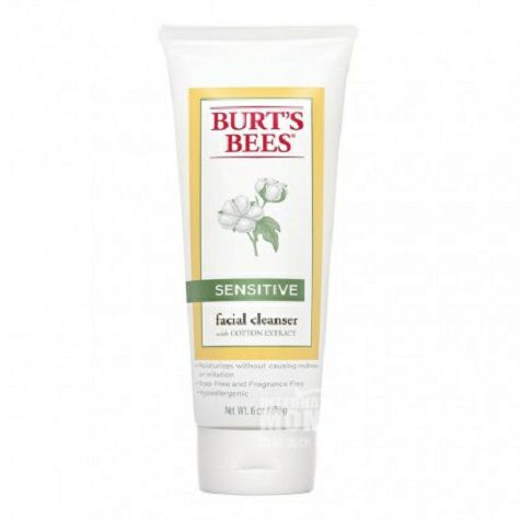 BURT'S BEES 美國小蜜蜂棉花精華敏感肌膚潔面乳 海外本土原版