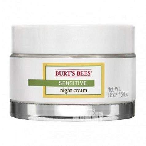 BURT'S BEES 美國小蜜蜂棉花精華敏感肌膚滋潤舒緩晚霜 海外本...