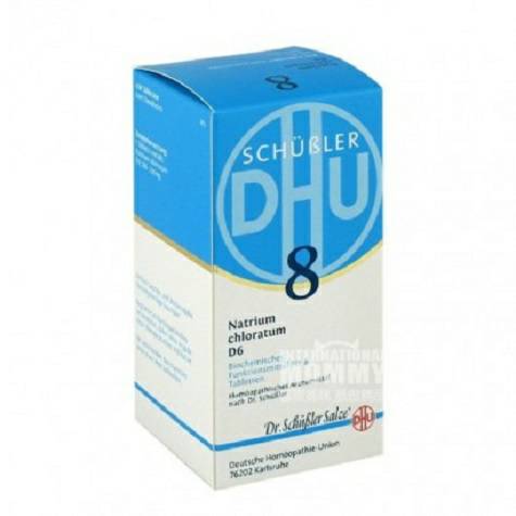 DHU 德國DHU氯化鈉D6 8號調整體內水分平衡420片 海外本土原...