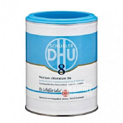 DHU 德國DHU氯化鈉D6 8號調整體內水分平衡1000片 海外本土原版