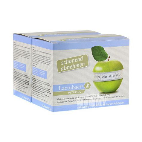 Lactobact 德國Lactobact蘋果精華果膠美體增強代謝益生菌顆粒2盒裝 海外本土原版