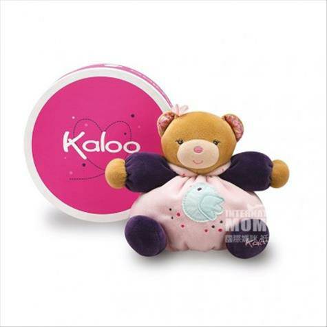 Kaloo 法國Kaloo寶寶可愛玫瑰熊安撫玩偶 海外本土原版