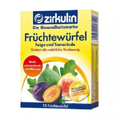 Zirkulin 德國Zirkulin植物水果立方體軟糖12塊 海外本土原版