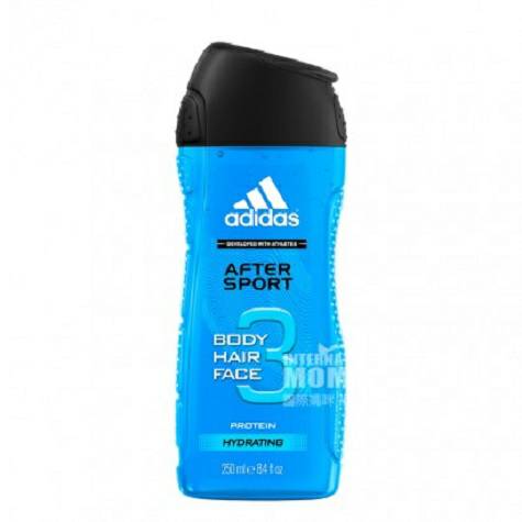 Adidas 德國阿迪達斯運動型三合一潔面洗發沐浴露*4 海外本土原版