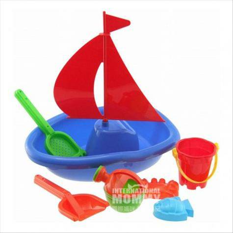 Bieco 德國Bieco沙灘玩具帆船套裝工具7件套 海外本土原版