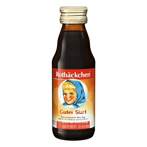 Rotbackchen 德國小紅臉複合維生素+鈣營養液*4 海外本土原版