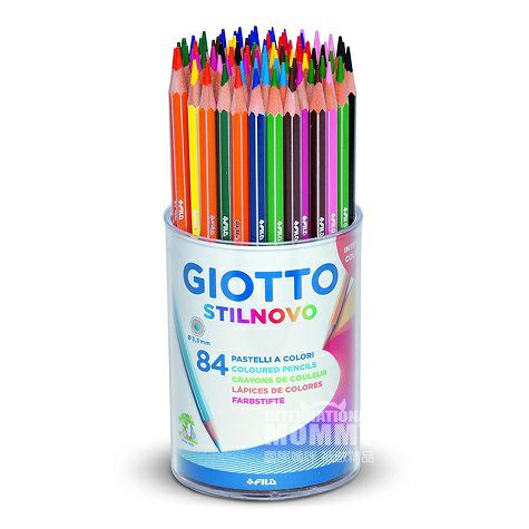 GIOTTO 義大利GIOTTO 84色原木油性繪畫鉛筆 海外本土原版