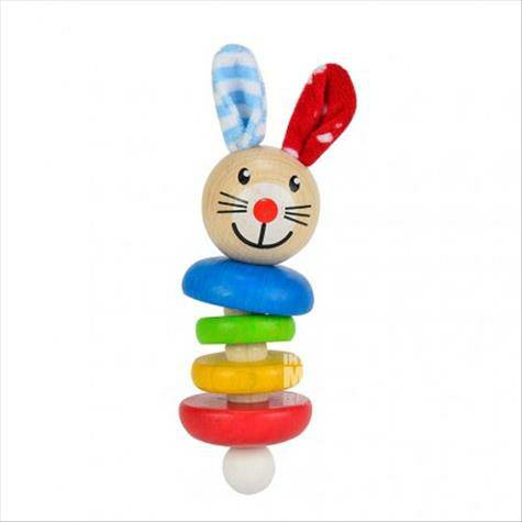 Eichhorn 德國艾希霍恩寶寶木質小兔套圈玩具 海外本土原版