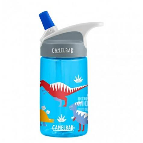 CAMELBAK 美國駝峰兒童吸管杯藍色恐龍400ml 海外本土原版