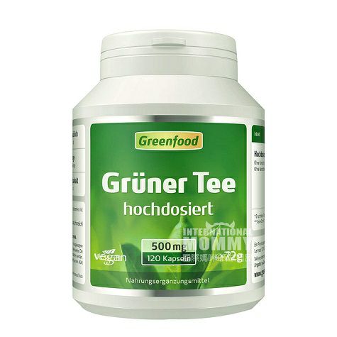 Greenfood 荷蘭Greenfood綠茶提取物膠囊120粒 海外本土原版