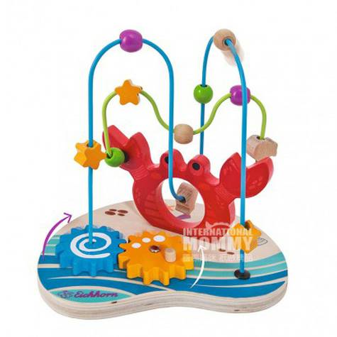 Eichhorn 德國艾希霍恩寶寶小螃蟹繞珠玩具 海外本土原版