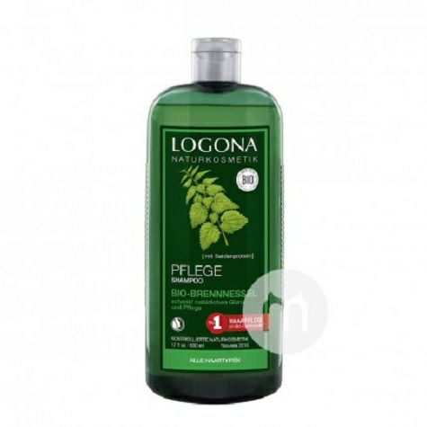 LOGONA 德國羅格娜有機蕁麻溫和全家護理洗發水500ml 海外本土原版