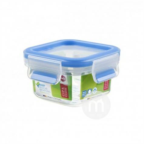 EMSA 德國愛慕莎方形帶蓋塑膠零食盒保鮮盒250ml 海外本土原版
