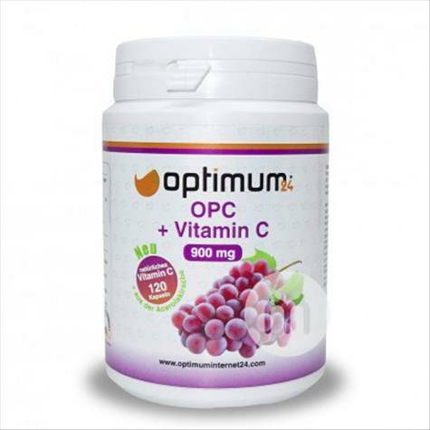 Optimum24 德國Optimum24高劑量OPC葡萄籽+維生素C膠囊 海外本土原版