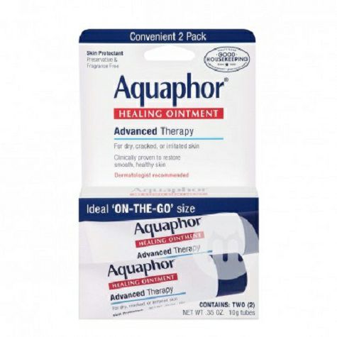 Aquaphor 美國Aquaphor成人版萬用軟膏便攜兩只裝 海外本土原版