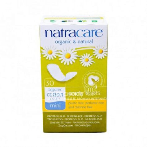 Natracare 英國奈卡有機棉迷你型護墊 30片 海外本土原版