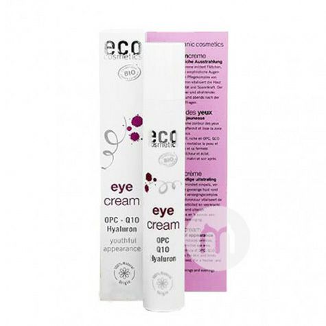 ECO 德國ECO Cosmetics Q10和透明質酸眼霜 海外本土原版
