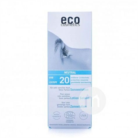 ECO 德國ECO Cosmetics有機沙棘橄欖油隔離防曬霜SPF20中性 海外本土原版
