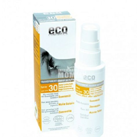 ECO 德國ECO Cosmetics防水防曬霜SPF30物理防曬50ml 海外本土原版