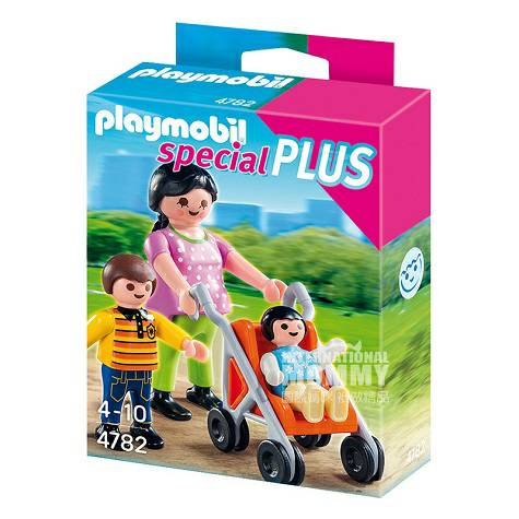 Playmobil 德國百樂寶媽媽帶著孩子玩偶 海外本土原版