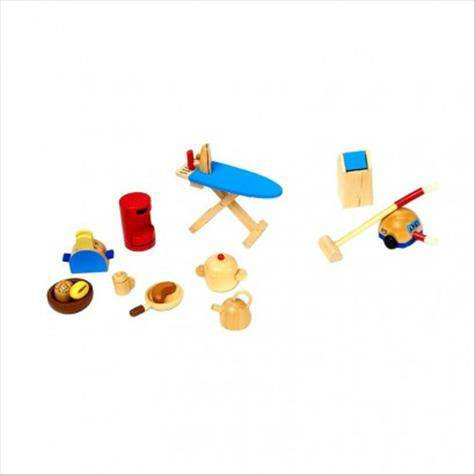 Goki 德國Goki娃娃的廚房木制玩具 海外本土原版
