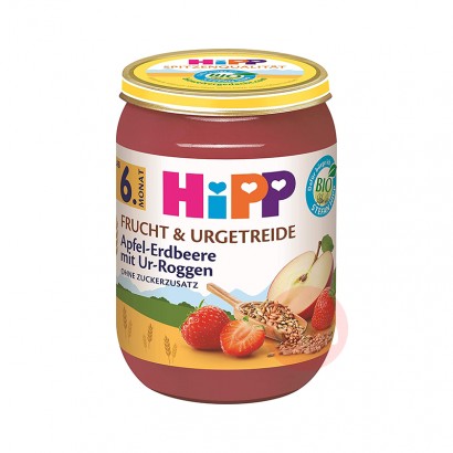 HIPP 草莓蘋果 黑麥 6件裝 海外本土原版