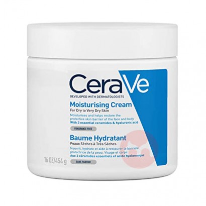 CeraVe 美國CeraVe滋潤修護補水保濕霜454克 海外本土原版