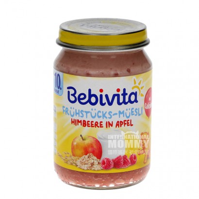Bebivita 德國貝唯他有機蘋果樹莓麥片泥10個月以上 海外本土原版