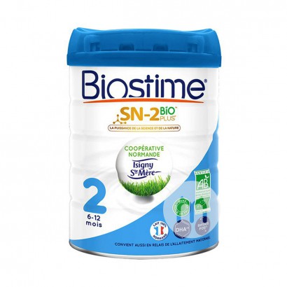 Biostime 法國合生元有機嬰兒奶粉2段 800g*6罐 法國本土原版