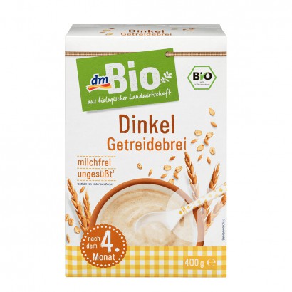 【2件】DmBio 德國DmBio有機斯佩耳特小麥米粉4個月以上400g 海外本土原版