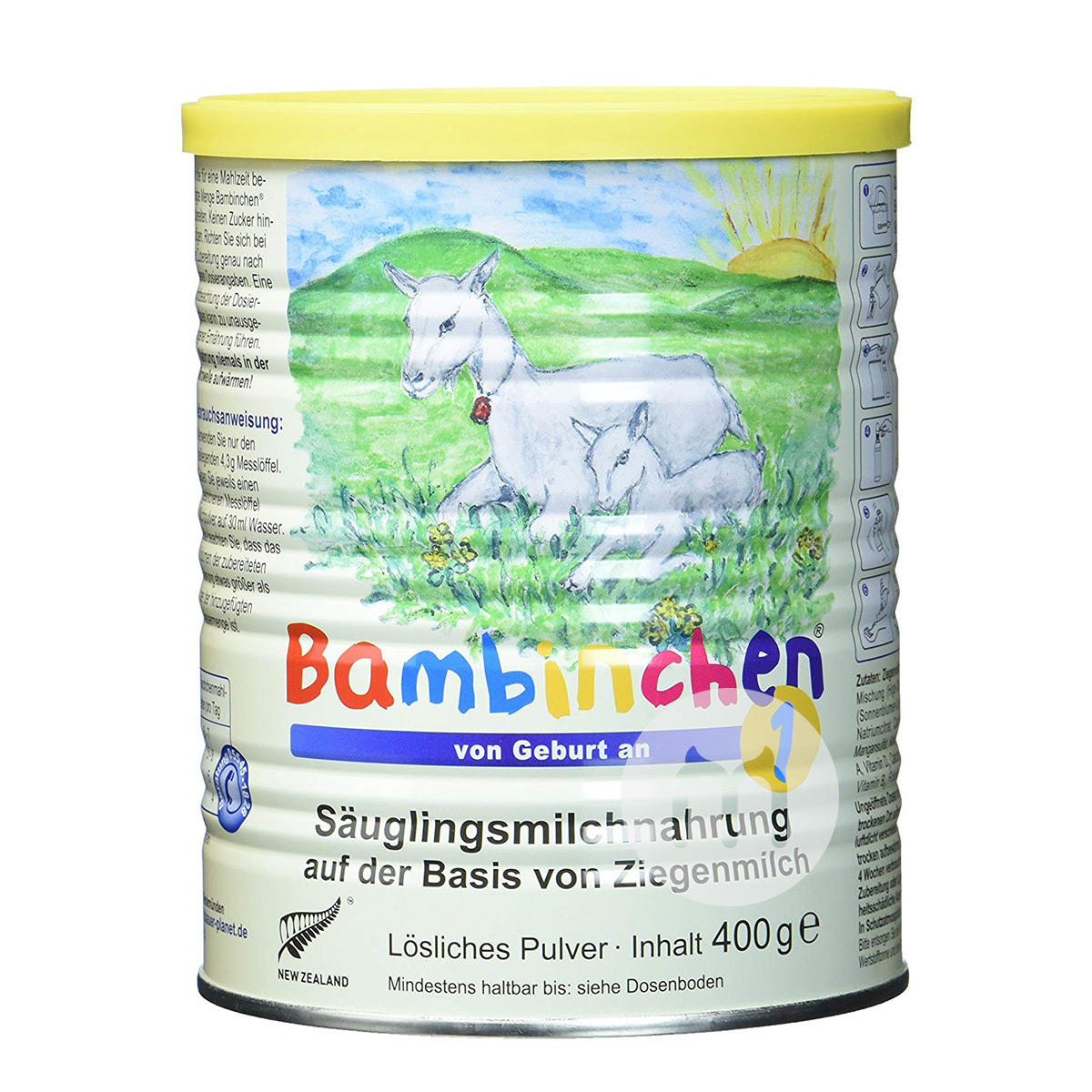 Bambinchen 德國藍色星球羊奶粉1段*6 海外本土原版