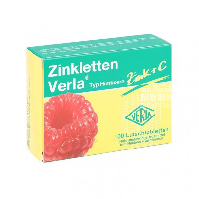 【2件】Verla 德國Verla嬰幼兒補鋅加維生素C含片100片 海...