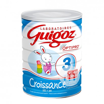 Guigoz 法國古戈氏奶粉成長3段奶粉900g*6罐 海外本土原版