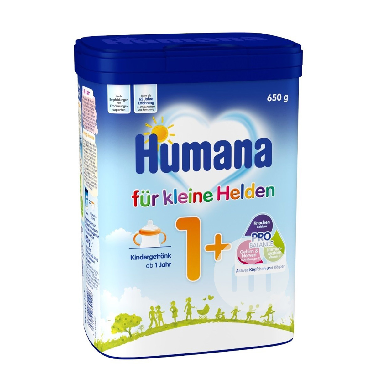 Humana 德國瑚瑪娜嬰兒奶粉1+段650g*4盒 海外本土原版