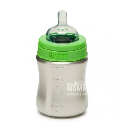 Klean Kanteen 美國Klean Kanteen不銹鋼嬰兒奶瓶 266ml 6個月以上 海外本土原版