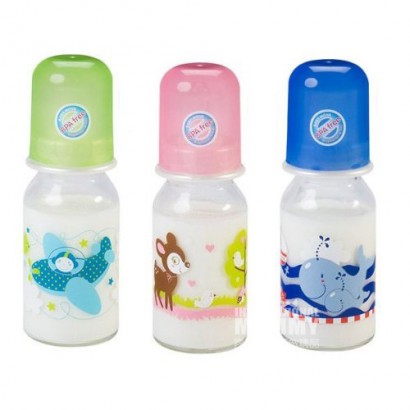 BABY NOVA 德國BABY NOVA寶寶標準口徑玻璃奶瓶125ml 全階段 海外本土原版