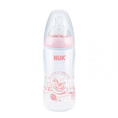 NUK 德國NUK寬口PP塑膠卡通奶瓶300ml 0-6個月 海外本土原版