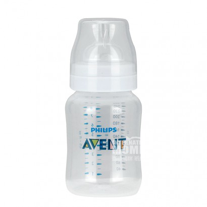 PHILIPS AVENT 英國飛利浦新安怡寬口徑PP塑膠經典奶瓶260ml 0-6個月 海外本土原版