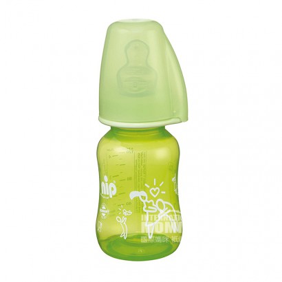 Nip 德國昵哺標準口徑矽膠奶嘴PP塑膠奶瓶125ml 0-6個月 海外本土原版