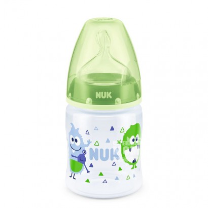 NUK 德國NUK寬口PP奶瓶矽膠奶嘴150ml 0-6個月 海外本土原版