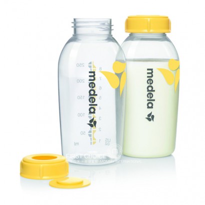 Medela 德國美德樂嬰兒PP儲奶瓶 兩支裝 250ml 0-6個月 海外本土原版