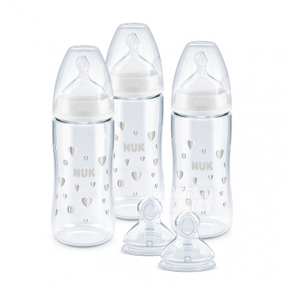 NUK 德國NUK寬口PA塑膠奶瓶奶嘴5件套裝 0-6個月 海外本土原版