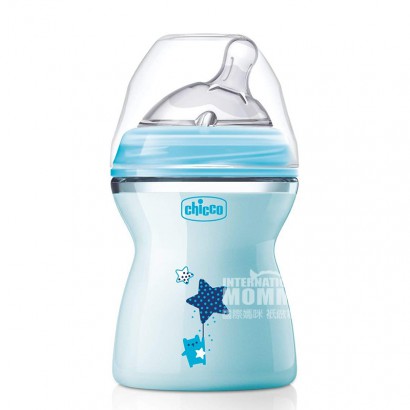 Chicco 義大利智高嬰兒仿生自然母感寬口徑PP奶瓶250ml 2個月以上 海外本土原版