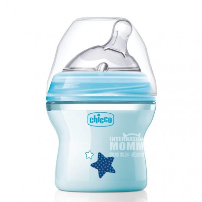 Chicco 義大利智高嬰兒仿生自然母感寬口徑PP奶瓶150ml 0個月以上 海外本土原版