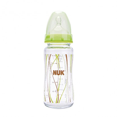 NUK 德國NUK寬口玻璃奶瓶240ml 0-6個月 海外本土原版